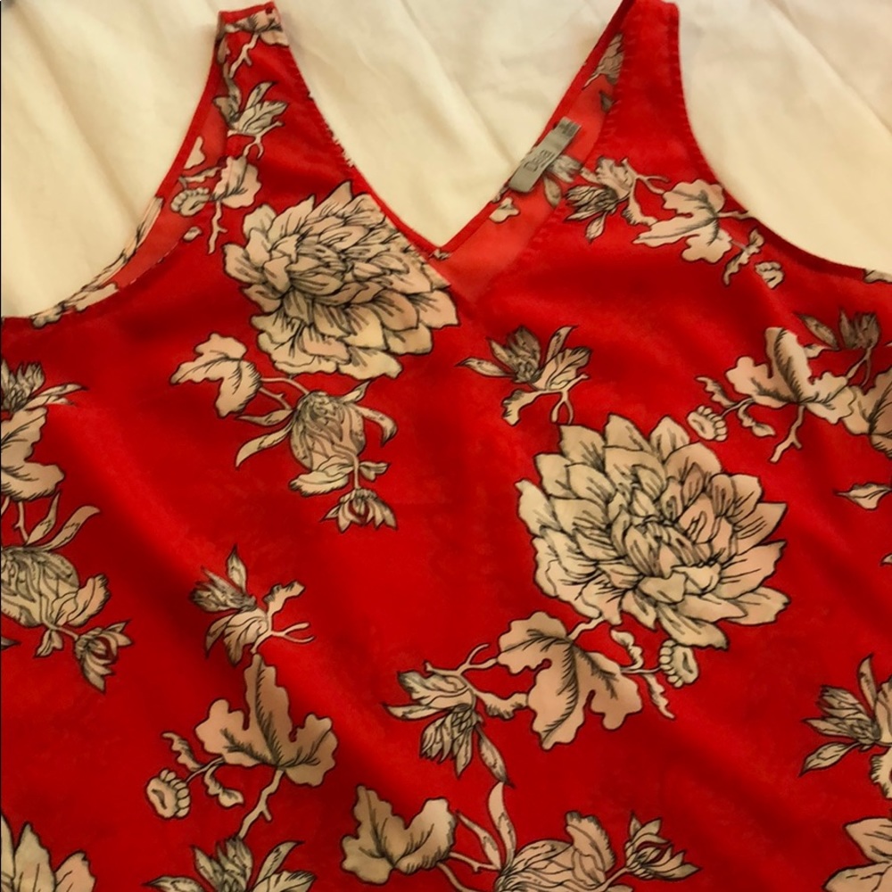 Dalia flower tank sz M